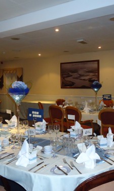 Table arrangements at Beggar's Reach Hotel