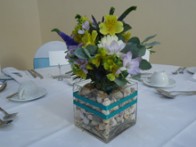 Wedding reception flowers