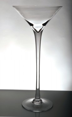 Tall martini glass - height 60cm - £10.00